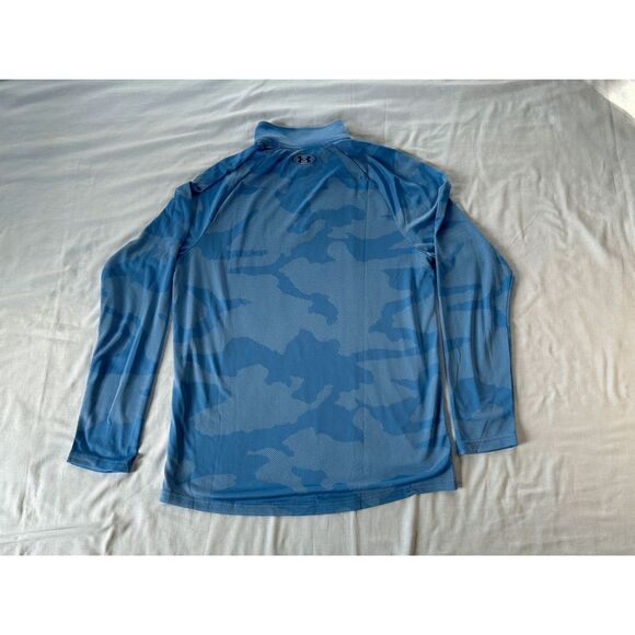 Men's Under Armour Lot 3/4 Zip Pullovers, Size Medium, Blue/Green, Workout - Picture 6 of 6
